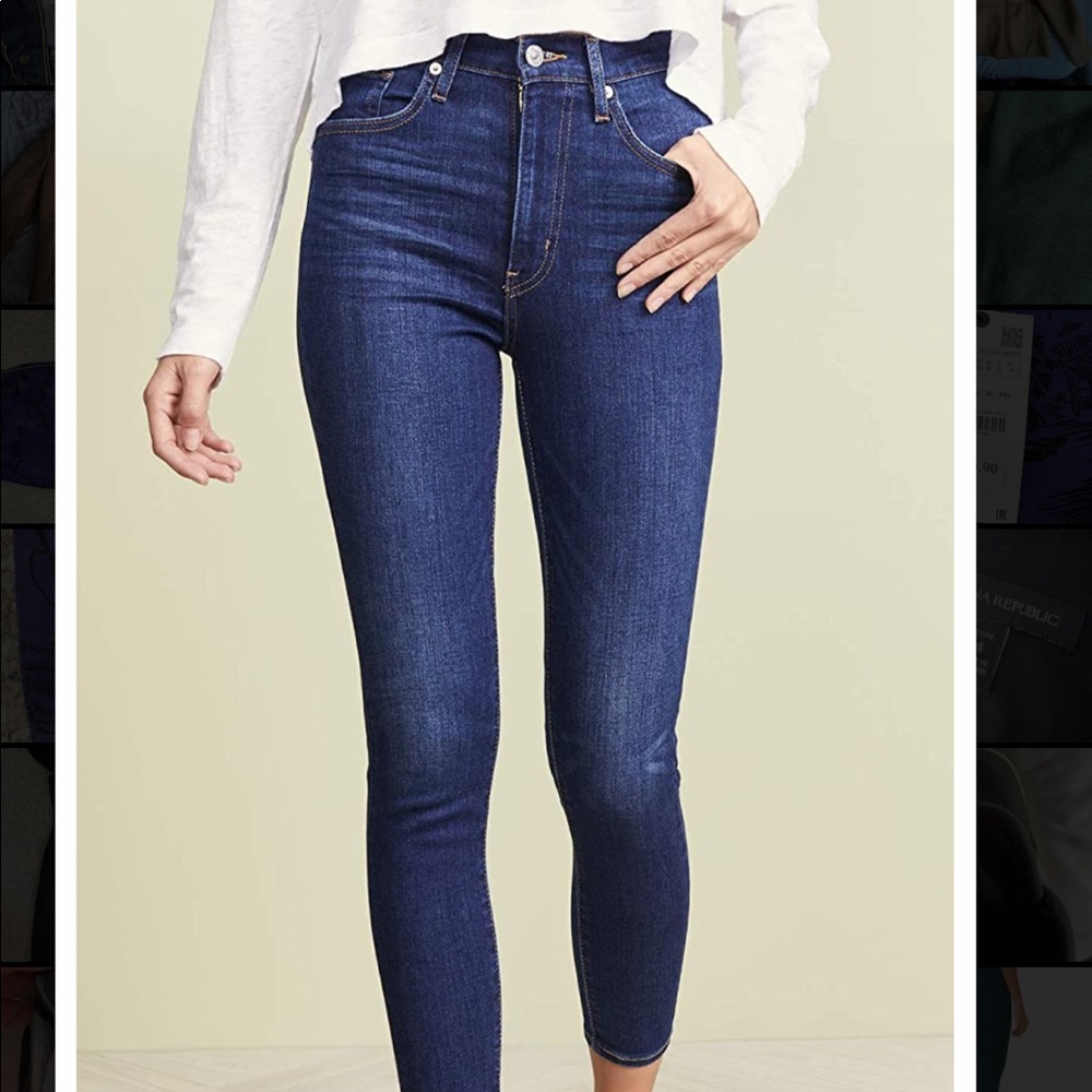 Levi's Mile High Ankle Skinny Jeans 27" Inseam